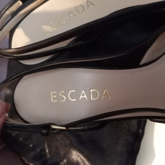 Escada shoes beige black size 38 - Picture 6 of 6
